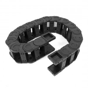 Black Plastic Drag Chain Cable Carrier 35 x 75mm for CNC Machine