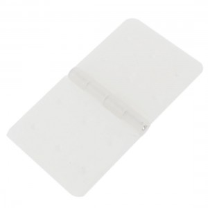 Foldable White Nylon Pinned Hinges 20mm x 36mm for RC Helicopter Aircraft