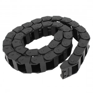105cm Black Plastic Nested Flexible Drag Chain Cable Carrier 18mm x 25mm