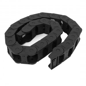 Black Plastic Drag Chain Cable Carrier 25 x 38mm for CNC Machine