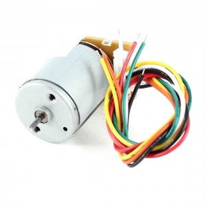 DC 12V 4300RPM 42mA RF371 Encoder Speed Measuring Disk Micro Motor Silver Tone