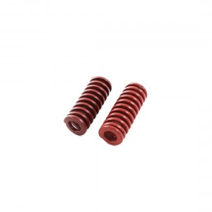 2Pcs Med Load Red Spiral Stamping Compression Die Spring 10x25mm