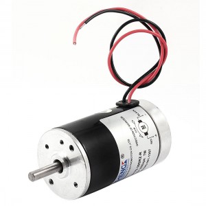 DC 12V 3000 RPM Speed 7W 5mm Dia Shaft Wired Connector Metal Electric Motor