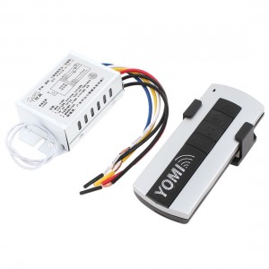 12V 7 Cables Ceiling Lamp Three Channel Wireless RC Control Light Switch