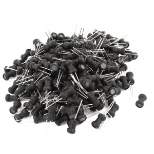 200Pcs 100uH Inductance 6x10mm 2 Pins Radial Leaded Inductors