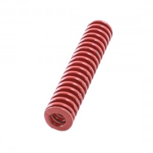 Med Load Red Spiral Stamping Compression Die Spring 10x50mm