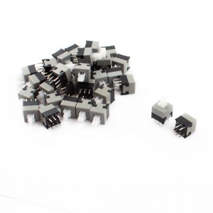 30PCS 13mmx8.5mmx8.5mm DIP Through Hole Push Button Locking Tactile Tact Switch