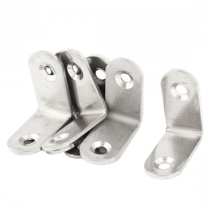 10Pcs Screw Mounted Furniture 90 Degree Angle Corner Bracket 30x30mm