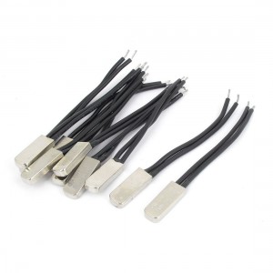 250V 5A Bimetal Thermostat Temperature Sensor Control Switch 10PCS