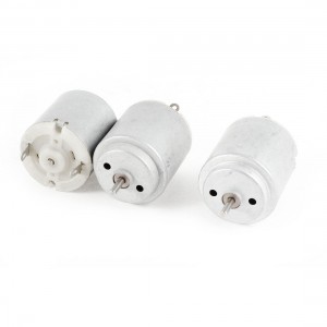 3 Pcs 6500RPM 6V DC R260 Electric Motor 25mm x 25mm for Toys Model DIY