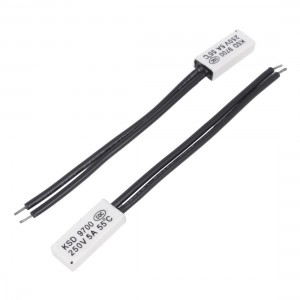 2 Pieces Normal Close Bimetal Thermal Thermostat KSD9700 Switch 250V 5A