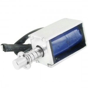 Open Frame Electromagnet Electric Solenoid DC 12V 1A 1m 200gf