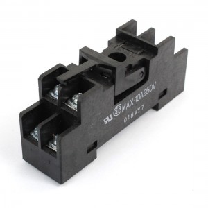 AC 250V 10A 8 Pin Screw Terminals Power Relay Socket Base Holder P2RF-08