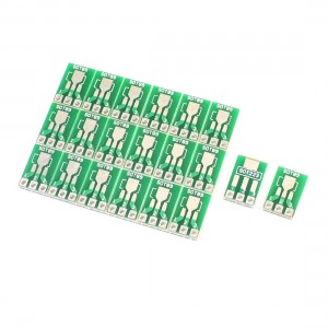 20 Pcs SOT89 SOT223 to SIP3 DIP3 Transistor IC PCB Board Plate Adapter