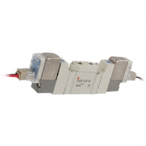 2 Position Double Action 5 Ports DC 12V Solenoid Valve