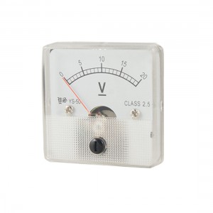 DC 0-20V Fine Tuning Dial Voltmeter Voltage Panel Meter 20V