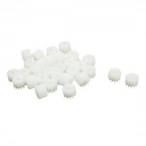 RC Airplane 12 Teeth Single Steering Motor Spindle Spur Gear 7mmx2mm 30Pcs