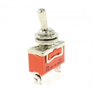 Panel Mounting ON-OFF 2 Way SPST Latching Toggle Switch AC 250V 15A