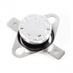 KSD301 AC 250V 10A 115C Celsius NC Temperature Control Switch Thermostat
