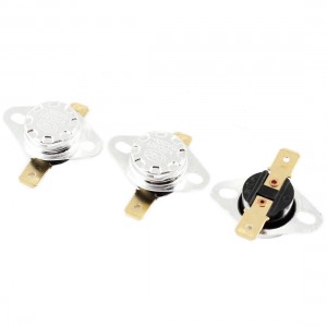 3Pcs KSD301 2 Pin Terminal 80C Temperature Control Switch Thermostat AC 250V 15A