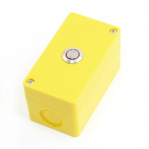 Rewirable Red Indicator SPDT Locking Metal Button Station 3A 250VAC