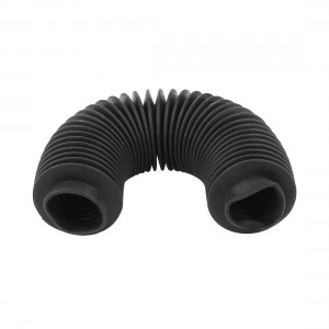 Dust Proof Machine Tool Rubber Ball Screw Cover Protector 5.1cm x 46cm