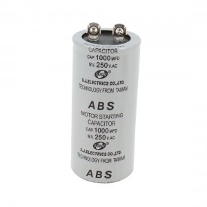 Screw Terminals Motor Start Capacitor 1000MFD 1000uF 250VAC