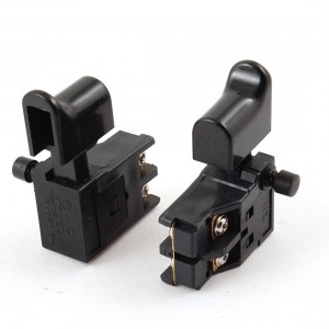 2 Pcs FA2-6/1B-11 SPDT Lock On Power Tool Marble Cutter Trigger Switch AC 250V