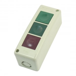 Plastic Shell FOR/REV/OFF 3 Poles Momentary Station Control Push Button Switch