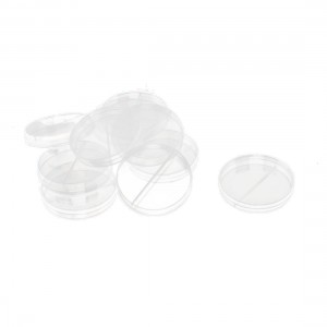 10 Pcs 90mm x 15mm 2 Slots Sample Cell Culture Petri Dishes w Lids