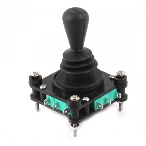 Black 360 Degree 4NO 4NC Game Joystick Switch AC 240V 5Amp