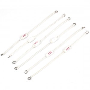 6 Pcs White 250V 20A 230 Celsius Fuses for Electric Rice Cooker