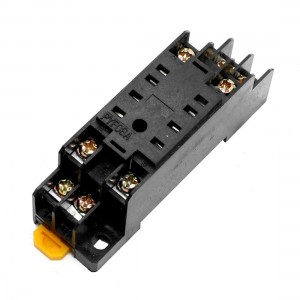 AC250V 7A 35mm DIN Rail 8 Pins Relay Socket Base Stand