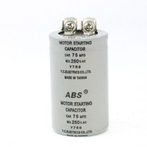 AC 250V 75UF 75MFD Air Conditioners Motor Start Capacitor