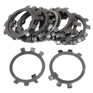 20 Pcs Black Metal 35mm Inside Dia Shaft Rod Locking Washer