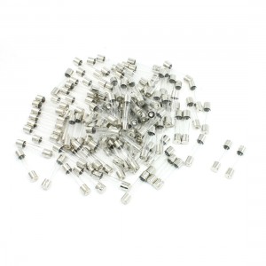 100 Pcs 6mm x 30mm Fast Acting Type Glass Tube Fuses 8A 250V for Security