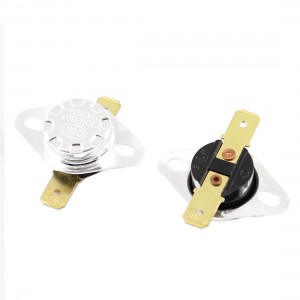 2Pcs KSD301 2P Terminal 75C Temperature Control Switch Thermostat AC 250V 15A