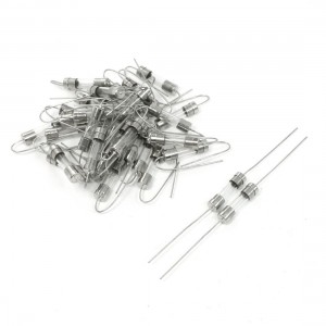 30 Pcs 4.5mm x 23mm Axial Lead Glass Fuses Holder 250V 2A