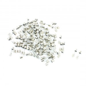 100 Pcs 250V 20A Fast Quick Acting Glass Tube Fuses Fast Blow 5mm x 20mm