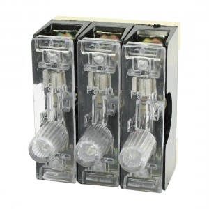 3 in 1 FS-10 250V 10A Single Pole 6 x 30mm Fuse Holder Base