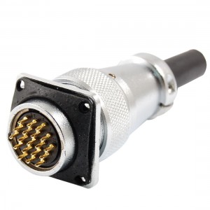 19-Pin Waterproof Electric Deck Plug Circular Cable Connector AC 250V 5A