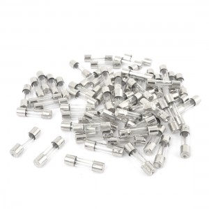 100 Pcs Electrical Component 250V 30A Glass Fuse Tube 5 x 20mm