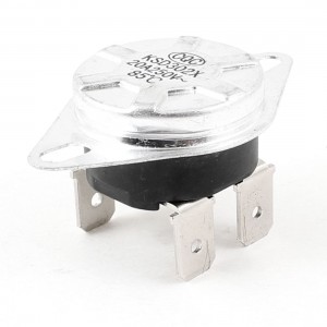 85 Celsius AC 250V 20A Plastic Thermostat Switch KSD303