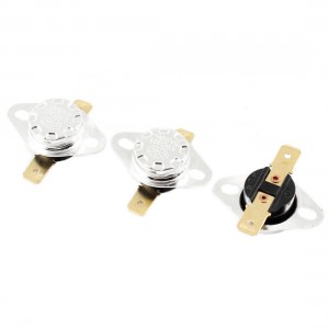 3Pcs KSD301 2 Pin Terminal 60C Temperature Control Switch Thermostat AC 250V 15A