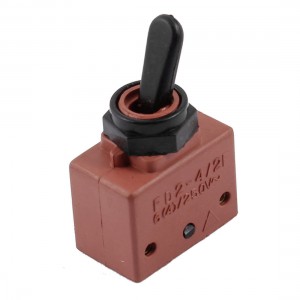 AC 250V 6(4)A DPST 2 Positions Locking Toggle Switch for Hand Electric Drill