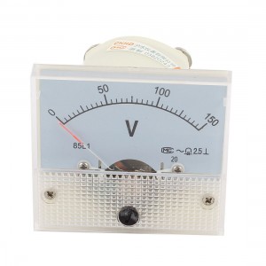 Screw Mounted Electric Voltage Measuring Analog AC 150V Voltmeter Gauge
