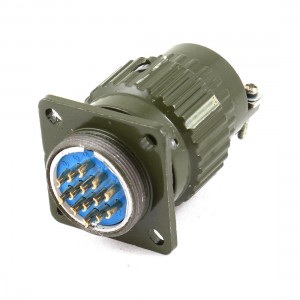 AC 250V 12A 14 Pin Waterproof Aviation Plug Pannel Connector Adapter