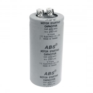 Metallized Polypropylene Film 400uF AC 250V Motor Starting Capacitor