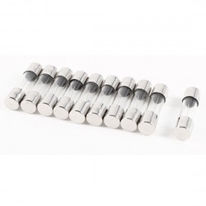 10 Pcs Fast Blow Type Glass Tube Fuses 5x20mm 250V 6.3A