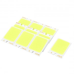 2W DC9-11V 200mA 80-90LM/W White LED Light COB Lamp Beads Chip 10PCS